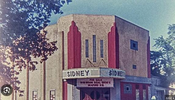 The Sidney Theater was just one of two theaters throughout the years in downtown Bridgeville. JIM BOWDEN COLLECTION